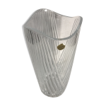 Vase verre cristal d'arques made in france dcoration vintage