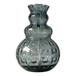 Vase en verre fum, italie 1950