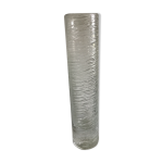 Vase en verre grav