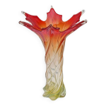 Vase en verre de murano torsad�