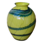 Vase en verre soufflé bicolore 70' Vase en verre soufflé bicolore 70'