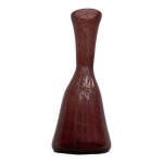 Vase en verre soufflé à la bouche dimension : hauteur - 28 cm - diamètre bas - 11cm - Vase en verre soufflé à la bouche dimension : hauteur - 28 cm - diamètre bas - 11cm -