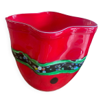 Vase en verre souffl murano