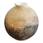Vase verre souffl, verrerie de vianne