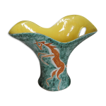 Vase zoomorphe fa�ence