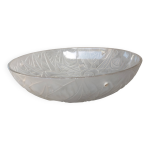 Vasque coupe de suspension art dco en pte de verre motif floral