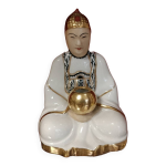 Veilleuse art dco porcelaine limoges charles serpault bouddha brule parfum