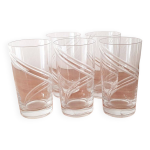 Verres 5 cristal d'arques farandoles Verres 5 cristal d'arques farandoles