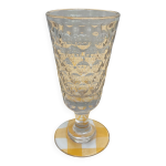 Verre  absinthe  dcor de pastilles xixeme