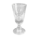 Verre  absinthe en verre souffl et taill