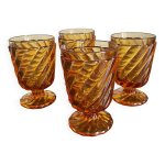 Verres ambrs baccarat