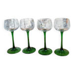 Verres anciens gravs d'alsace