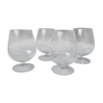 Verres ballons  cognac en cristal