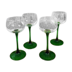 Verres de bistrot verres  vin blanc d'alsace