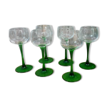 Verres de bistrot verres  vin blanc d'alsace