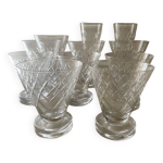 Verres cristal d argental saint louis
