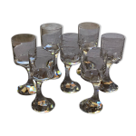Verres en cristal baccarat service narcisse