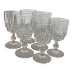 Verres  eau luminarc modle lance 1970