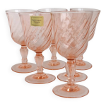 Verres  liqueur rosaline