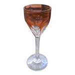 Verre  liqueur ou vodka cristal baccarat genova ambre