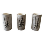 Verres  pastis henri cimal galerie palissy vallauris