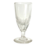 Verre  pied  absinthe ancien, 1900, xixme, souffl bouche