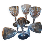 Verres  pied en cristal d'arques modle washington