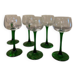 Verre  pied vert
