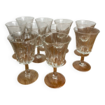 Verres  pied vintage, rgence luminarc