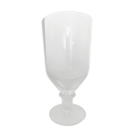 Verre rince raisin en cristal taille et grave decor feuilles de vigne raisin
