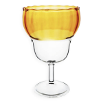Verre  vin - ambre