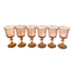 Verres  vin blanc rosaline - luminarc - arcoroc - vintage