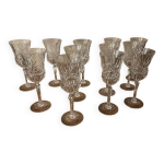 Verres  vin cristal d arque modle  carthage