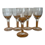 Verres  vin liqueur vintage 1960