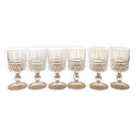 Verres  vin rouge - vintage - luminarc - modle  quadrille  - trs bon tat