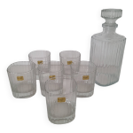 Verres  whisky et carafe stris
