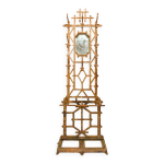 Vestiaire en fonte faux bambou par deville pailliette, 1900