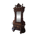 Vestiaire porte manteau napol�on iii 19�me en ch�ne massif