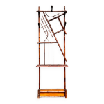 Vestiaire portemanteau 1900 en bambou
