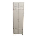Vestiaire vintage m�tal 2 portes