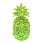 Vide poche ananas vert