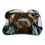 Vide poche / cendrier en verre de murano fait main, italie 197