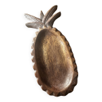 Vide poche vintage en bois sculpt formant un ananas