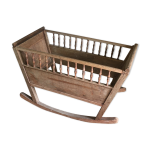 Vieux berceau de hollande ann�es 1800 en ch�ne