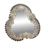 Vintage miroir a poser glace venitienne murano en verre