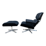 Vitra eames lounge chair met ottoman. jaren 70. in topstaat!