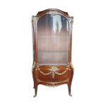 Vitrine ancienne louis xv de 1880, style f. linke