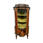 Vitrine ancienne de vernis martin de style louis xv