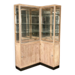 Vitrine d angle art déco Vitrine d angle art déco