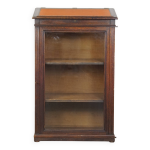 Vitrine antique / pupitre / vitrine en chne avec verre